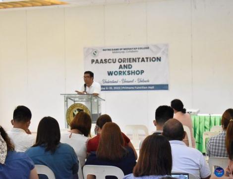 NDMC Revs Up 13-Program PAASCU Accreditation 