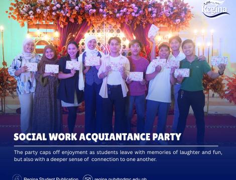 BS Social Work Students Celebrate Acquaintance Party
