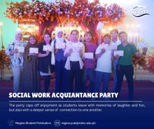 BS Social Work Students Celebrate Acquaintance Party