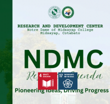 Notre Dame of Midsayap College Research Agenda: Dares to Lead the Future